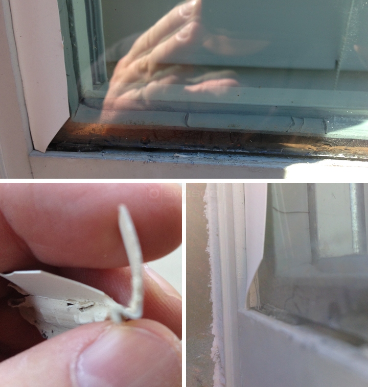 User submitted photos of snap-in glazing.