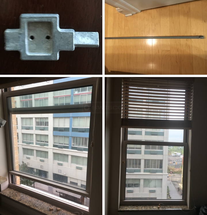 User submitted photos of window hardware.