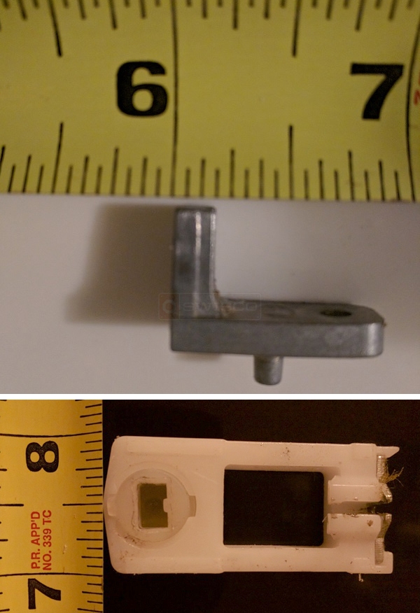 User submitted photos of window hardware.