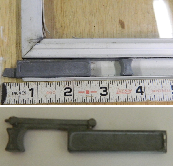 User submitted photos of window latch.