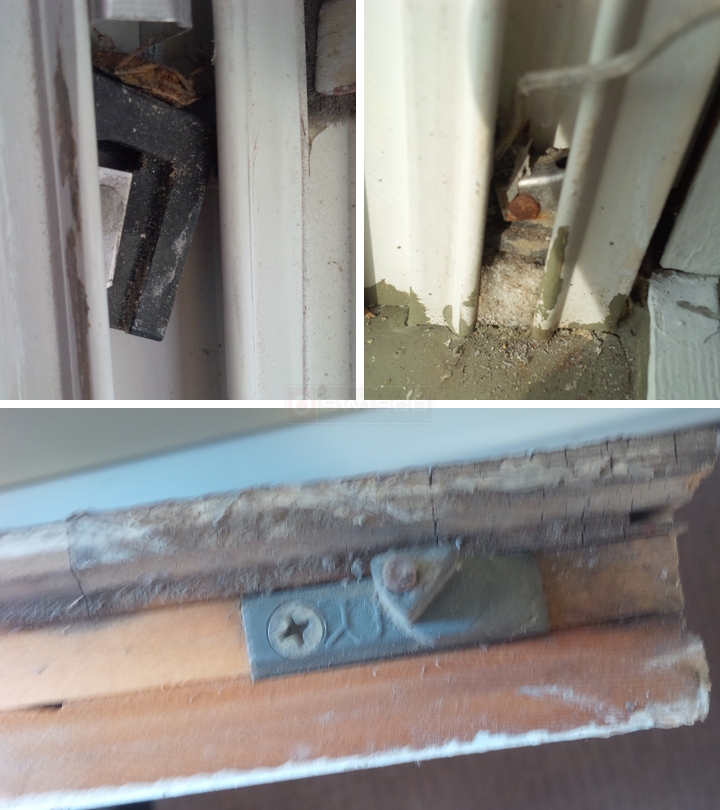 User submitted photos of window hardware.