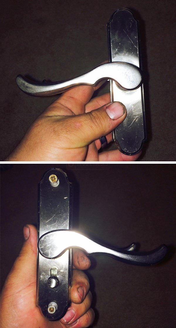 User submitted a photo of a door handle set.