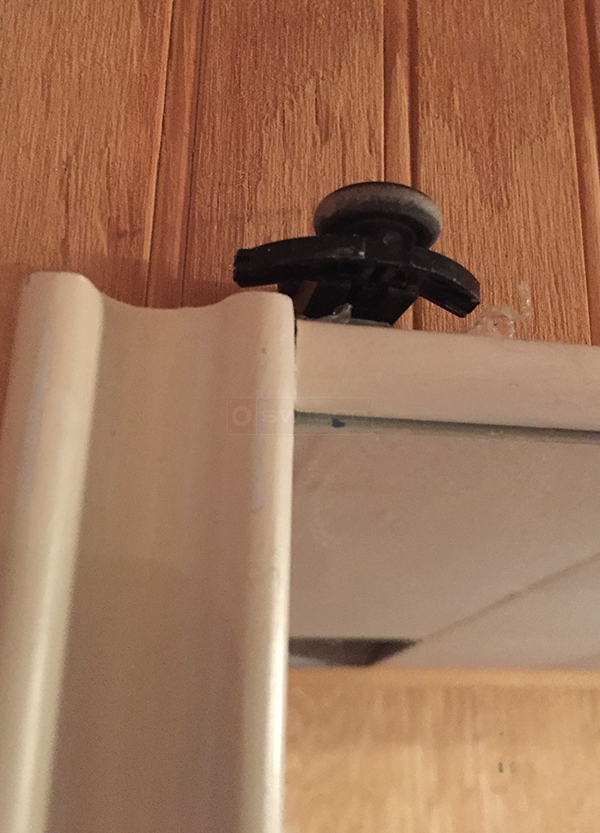 User submitted photos of closet hardware.