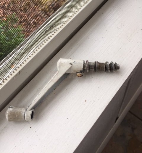 User submitted a photo of a window operator handle.