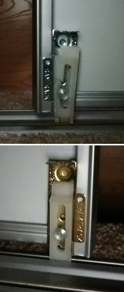 User submitted image of their closet hardware.