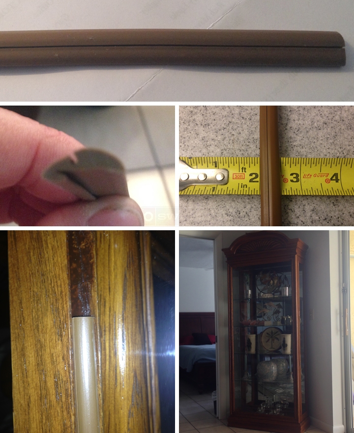 User submitted photos of cabinet hardware.