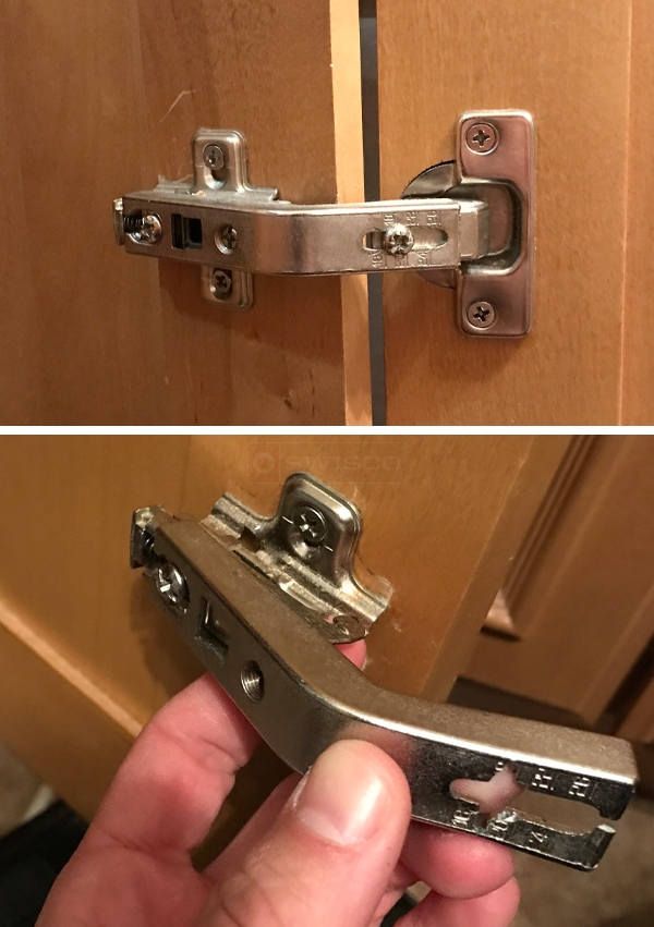 User submitted photos of cabinet hardware.