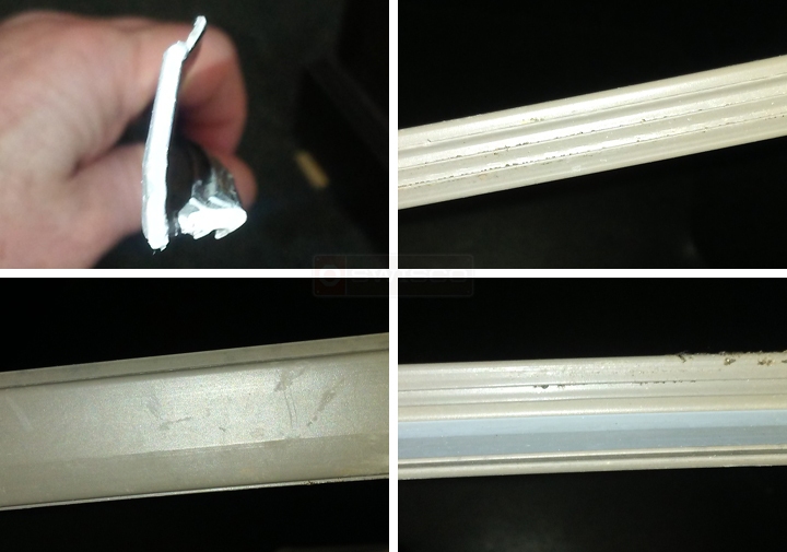 User submitted photos of a glazing bead.