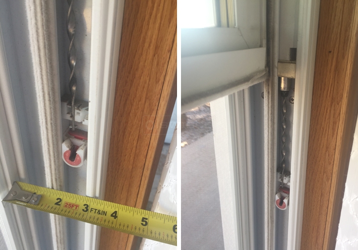 User submitted photos of a window balance.