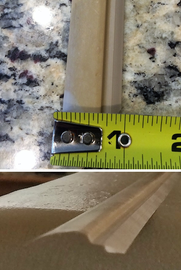 User submitted photos of a glazing bead.