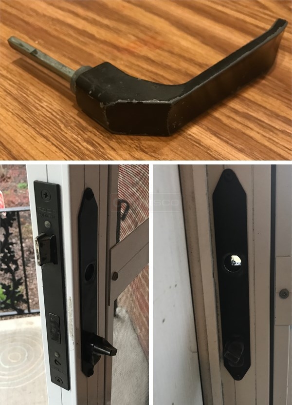 Screen door handle