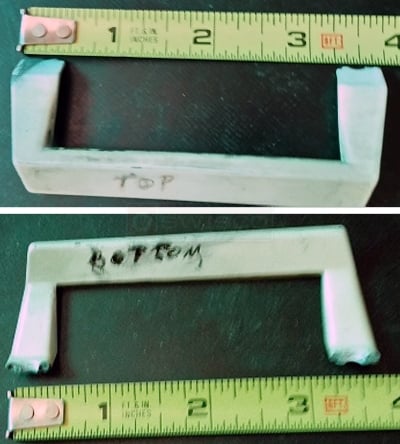 User submitted photos of a window handle.