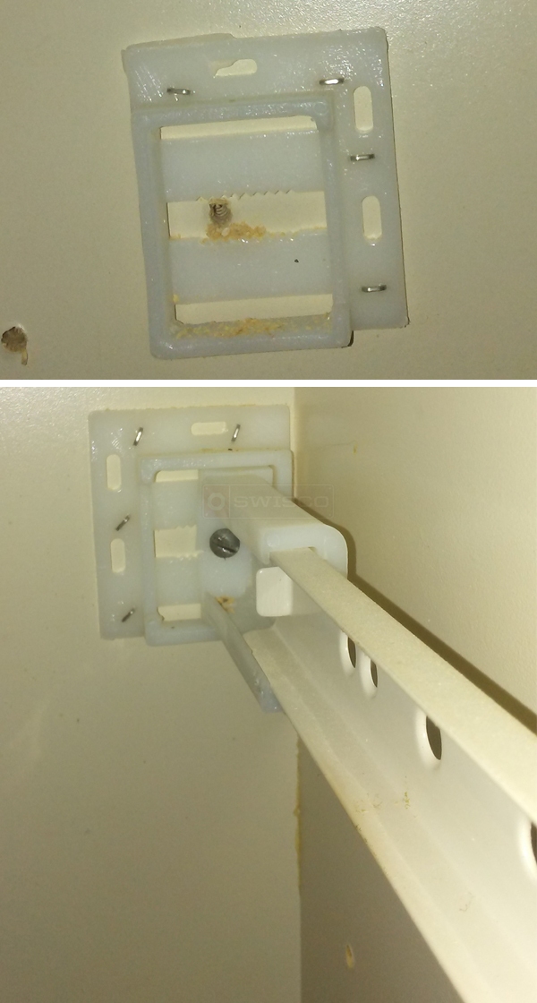 User submitted photos of drawer hardware.
