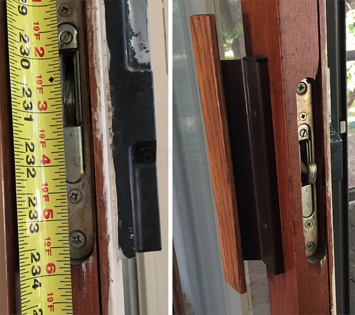 Patio handle and lock