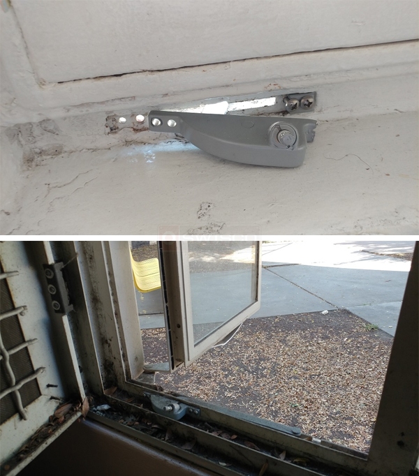 Steel casement window crank 