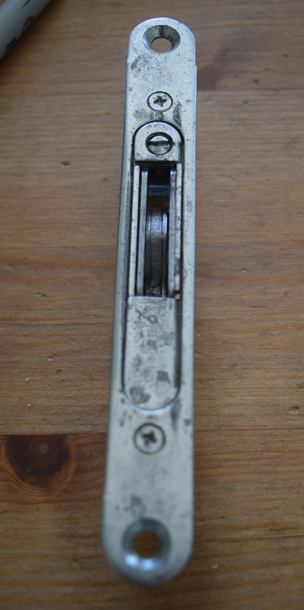 User submitted a photo of a mortise lock.