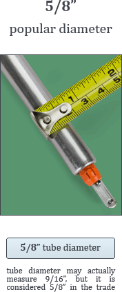 Tilt Window 3/8 inch Diameter Tube Balances