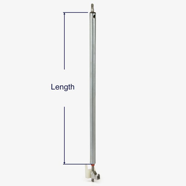 How to measure the length of the Series 305 spiral balance