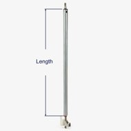 How to measure the length of the Series 305 spiral balance