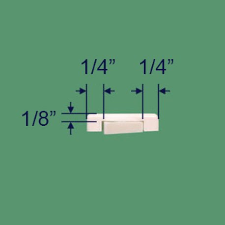 Profile of the 26-177 top tilt latch with additional measurements.