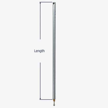 How to measure the tube length of the S900 spiral balance.