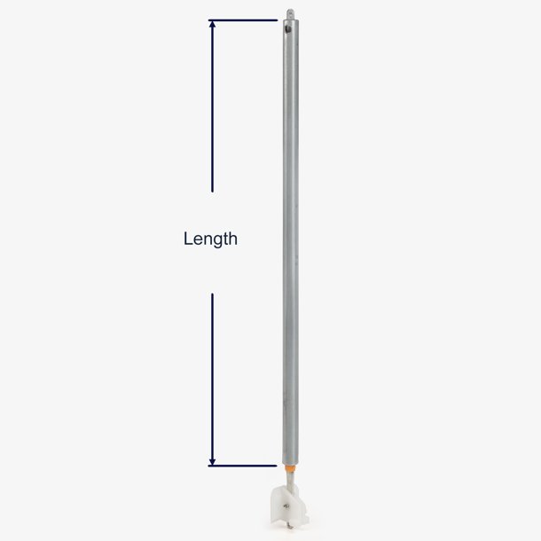 How to measure the length of the Series 301 spiral balance tube.
