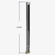 How to measure the length of the Series 371 channel balance.