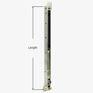 How to measure the length of the Series 377 channel balance.