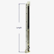 How to measure the length of the Series 377 channel balance.