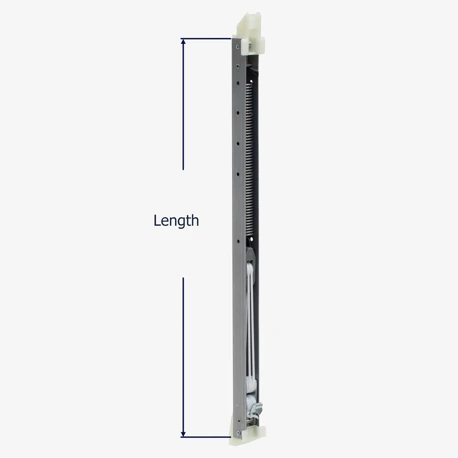 How to measure the length of the Series 378 channel balance