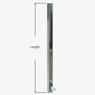 How to measure the length of the Series 745 Peachtree channel balance.