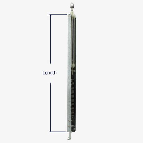 How to measure the length of the Series 765 channel balance.