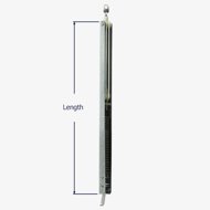 How to measure the length of the Series 765 channel balance.