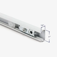 Dimensions of the low profile track assembly.