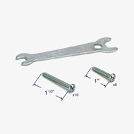 Included hardware for 23-176s Heavy Duty Hanger