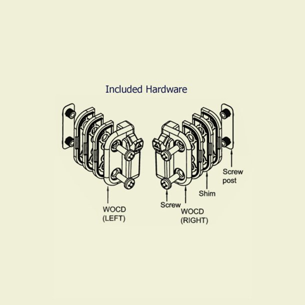 Hardware included with 26-387