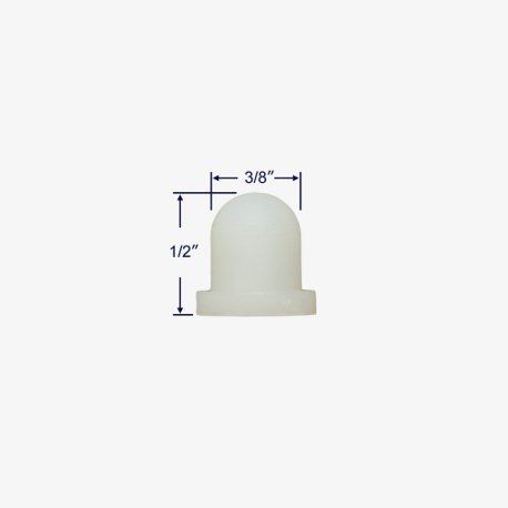 Side profile view with measurements