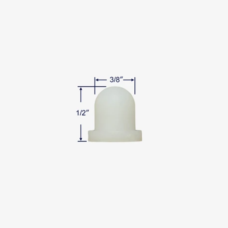 Side profile view with measurements