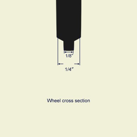 Cross section of wheel