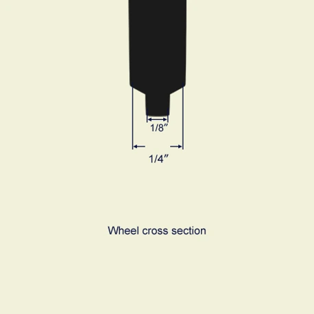 Cross section of wheel