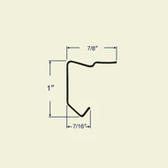 Profile view of 23-250 track 
