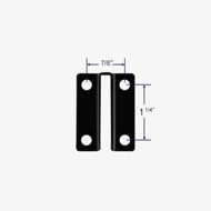 Back view of jamb bracket for 40-015