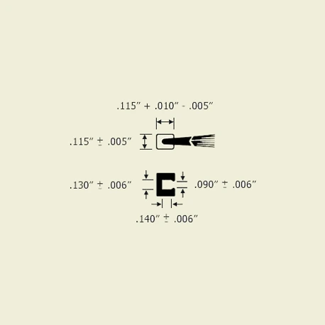 Detailed measurements of 58-014