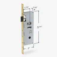View of 40-211 Mortise lock