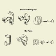 New parts compared to old parts