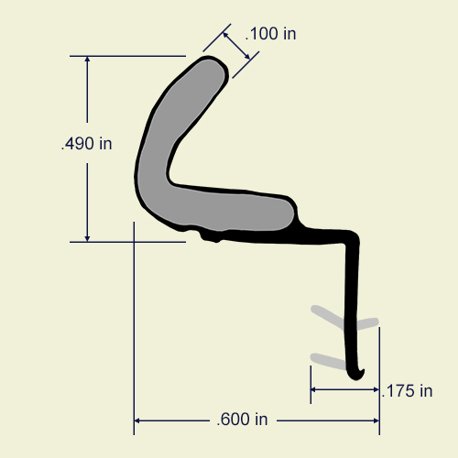 Profile view of 58-056E