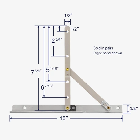 SWISCO.com: 2-Bar Hinge Set, 10