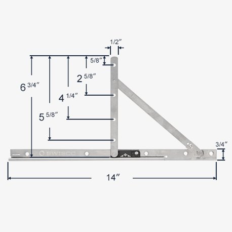 Dimensions for 36-004-14