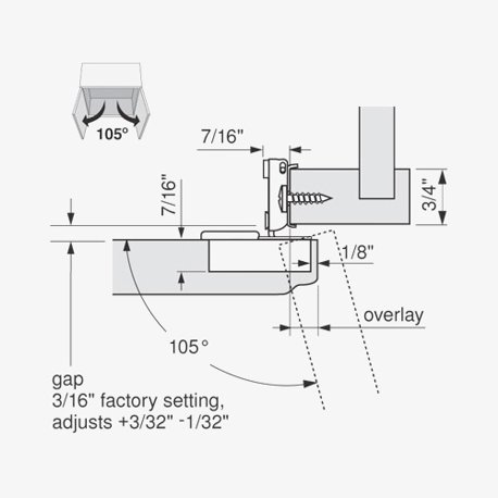Installation diagram of 32-353