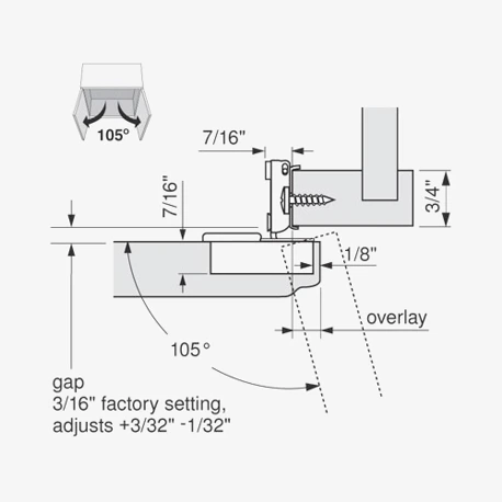 Installation diagram of 32-353